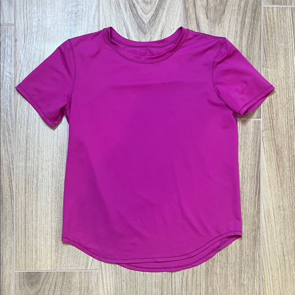 Lululemon‎ High Neck Run and Train Short Sleeve Tee